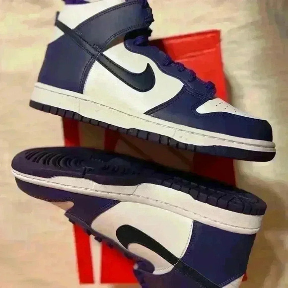 Nike Dunk High Electro Purple Midnight Navy - Picture 4 of 5